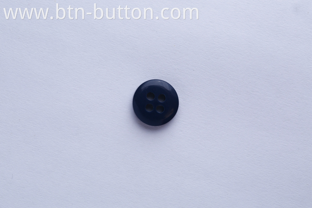 Gradient color imitation shell button with resin socket